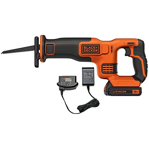 Black+Decker Akku-Säbelsäge (18V, 22 mm...