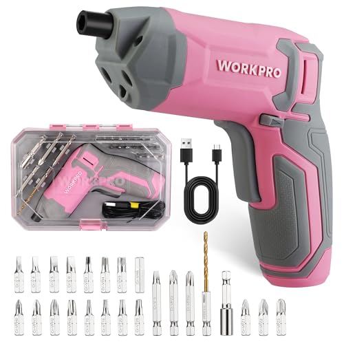 WORKPRO 3,6V Mini Exzenter-Akkuschrauber,...