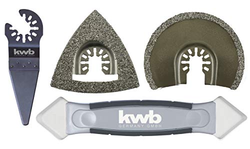 kwb by Einhell 4-tlg. Multi-Tool-Set für...