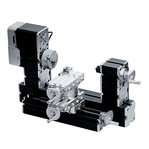 ZHRUI Hochleistungs-Mini-Drehmaschine, 60 W,...