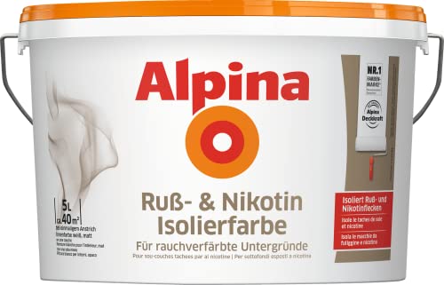 ALPINA Innenfarbe Nikotinsperre 10 L. weiß...