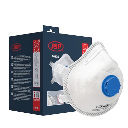 JSP Geformte Einwegmaske, FFP3 (M632) – Box...