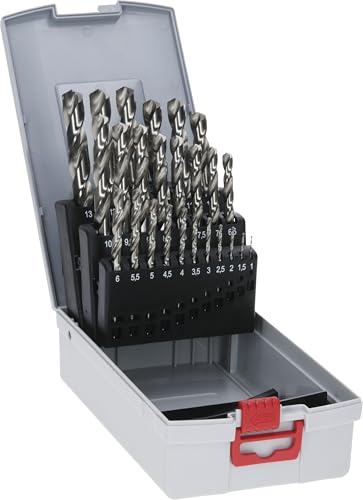 Bosch 25x PRO Metal HSS-G Spiralbohrer-Set...