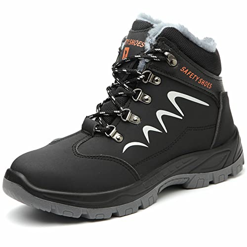 ZSDZSZ Winter Sicherheitsschuhe Herren Damen...