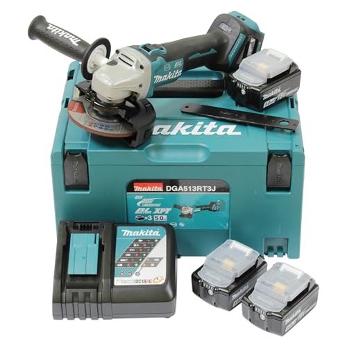 Makita DGA513RT3J Akku-Winkelschleifer 18V...