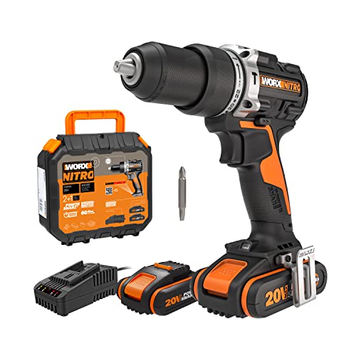 WORX NITRO WX352 Akku Schlagbohrschrauber Set...