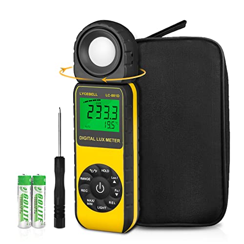 LYCEBELL Digital Luxmeter, LC-881D...