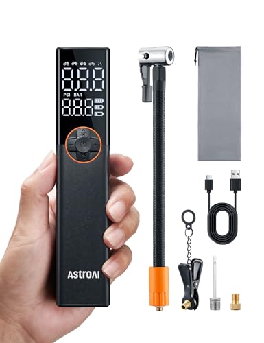 AstroAI Fahrradpumpe Elektrische Luftpumpe,...