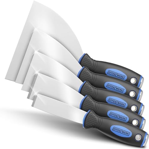 EFFEKTWERK Profi Spachtel Set - 5tlg Spachtel...