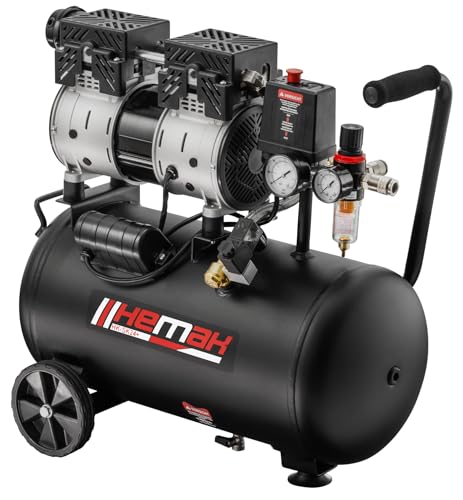 HEMAK HK-SK 24+ Silent Kompressor Druckluft...