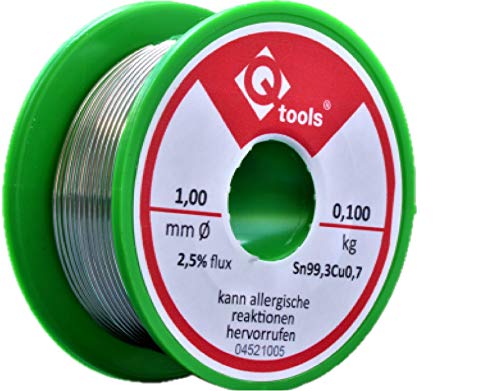 Q-tools® 100g Lötzinn mit Flussmittel...