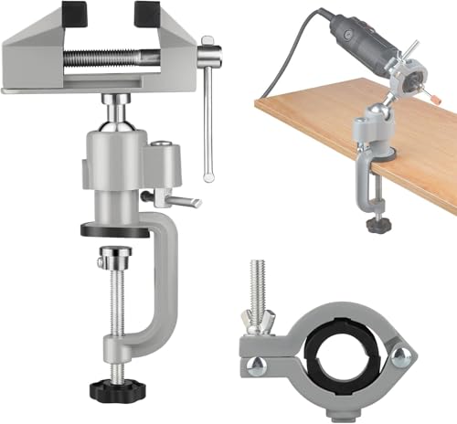 Tischschraubstock, 2-in-1, universeller 360°...