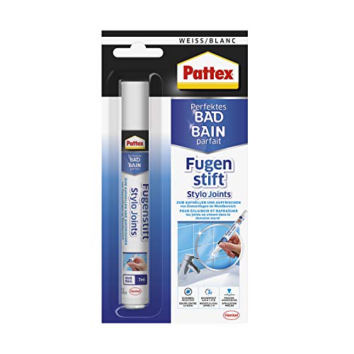 Pattex Perfektes Bad Fugenstift, Fugenweiß...