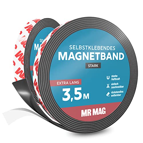 MrMag® Magnetband selbstklebend stark -...