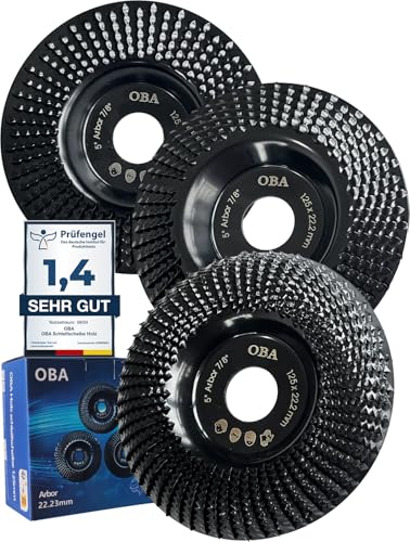 OBA Holz Schleifscheibe für Winkelschleifer...
