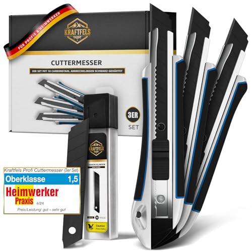 KRAFTFELS Profi 3er Set - Robustes...