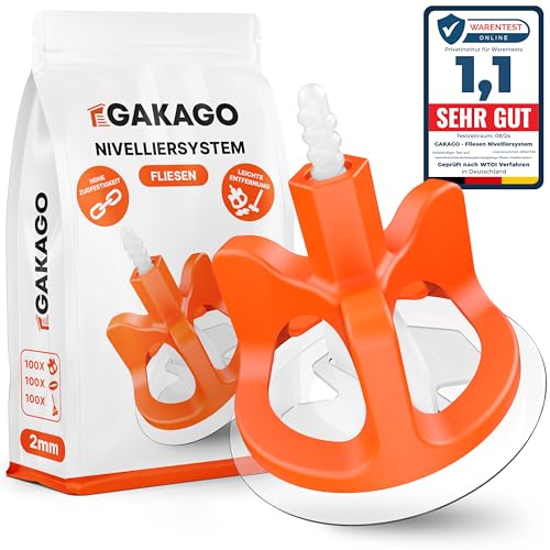 Gakago Fliesen Nivelliersystem 300-tlg. Set...