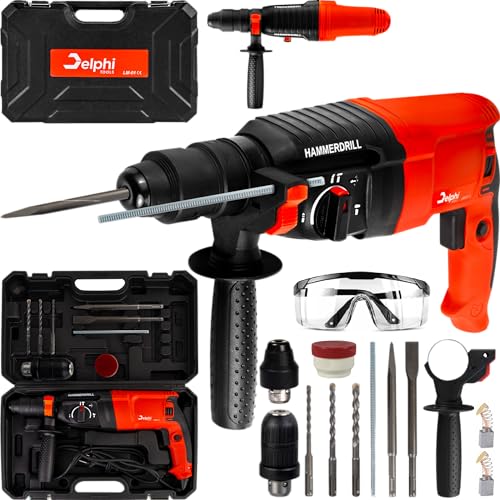 DELPHI SDS Plus Bohrhammer Schlagbohrmaschine...