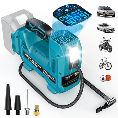 Ecarke Akku-Kompressor für Ma-kita 18V...