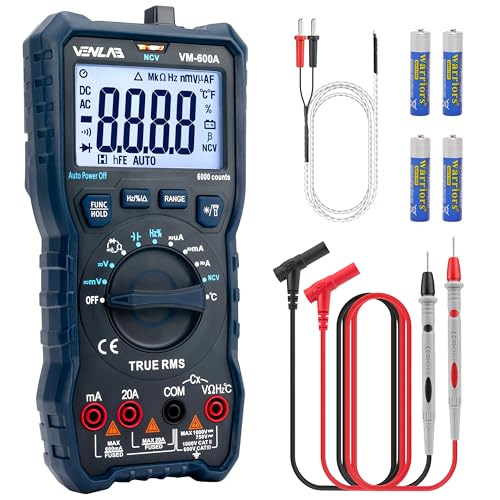 Multimeter mit 6000 Zählungen, True RMS...