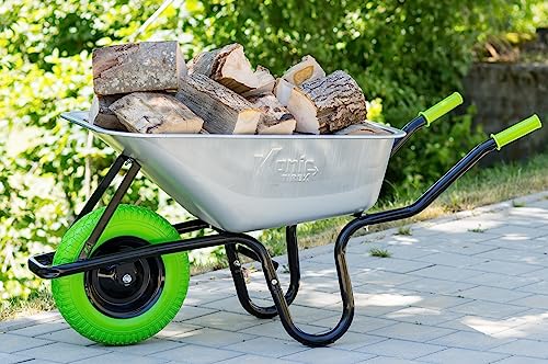 TIREX by xonic® Schubkarre mit Stahlfelge...