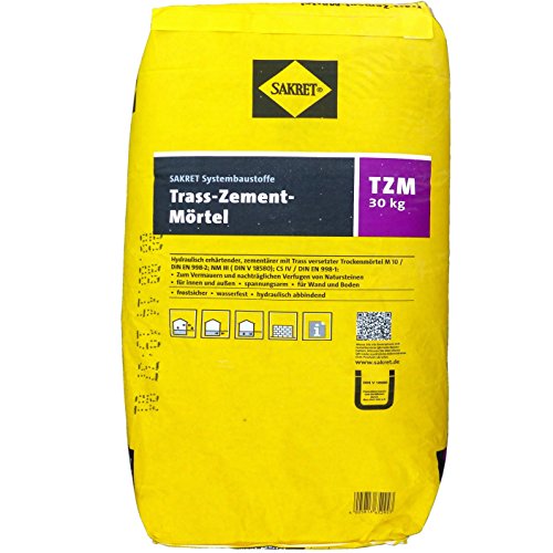 30 Kg Trasszementmörtel Trassmörtel für...