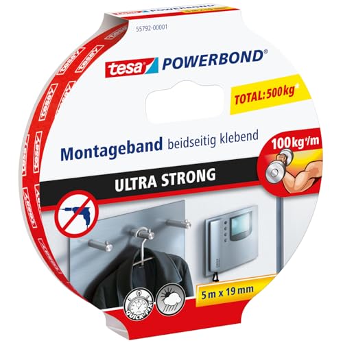 tesa Powerbond ULTRA STRONG - Doppelseitiges,...