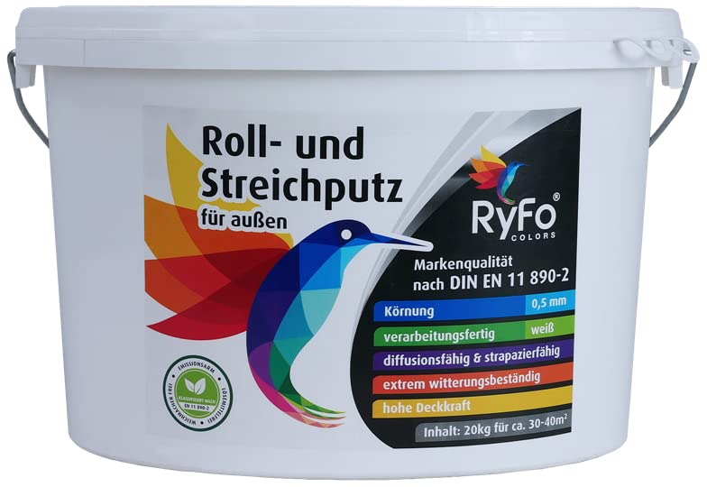 RyFo Colors Roll- und Streichputz für außen...