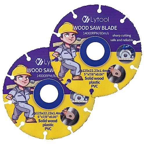 2 tlg Sägeblatt für Holz, Lytool 125 mm...