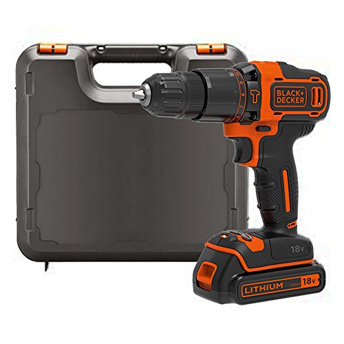 BLACK+DECKER Akku-Bohrhammer 18 V, 1,5 Ah...