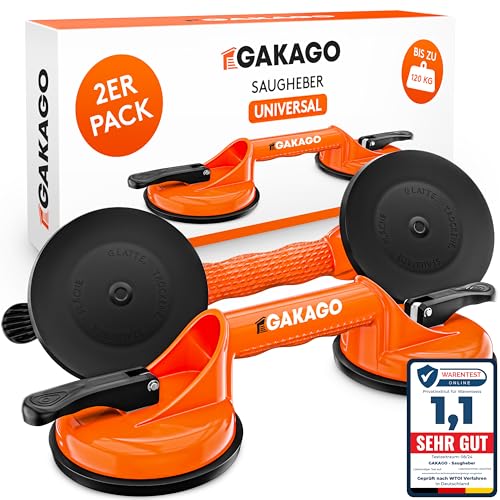 Gakago Saugheber (2er Pack) - Ergonomische &...