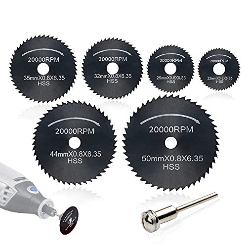 7 Pcs Sägeblatt Kreissägeblatt Set,...