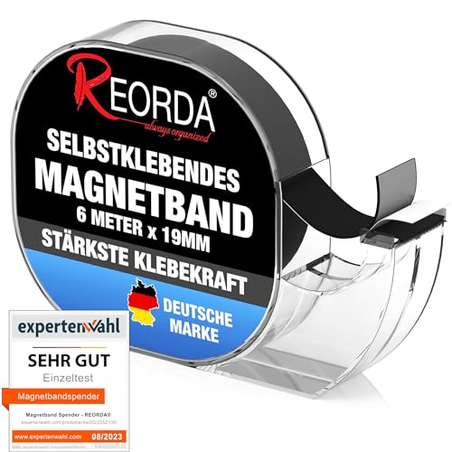 REORDA® Magnetband selbstklebend im Spender...