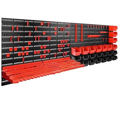 DEUBA® Werkzeugwand 190x54cm 97 tlg. 4...