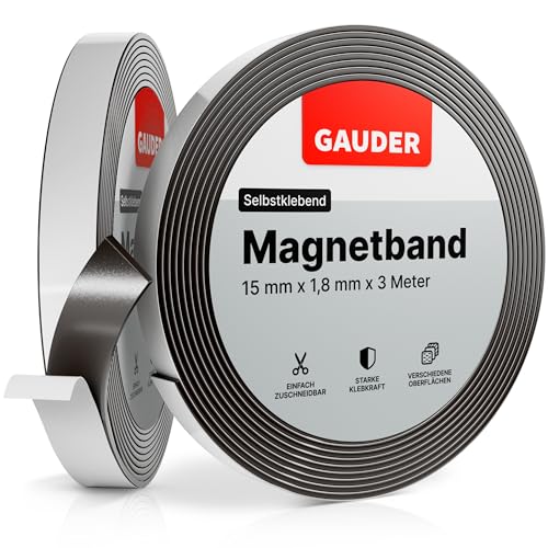 GAUDER Magnetband selbstklebend stark -...