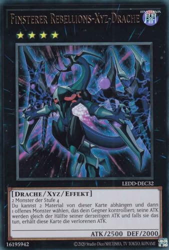 Finsterer Rebellions-Xyz-Drache Ultra Rare...