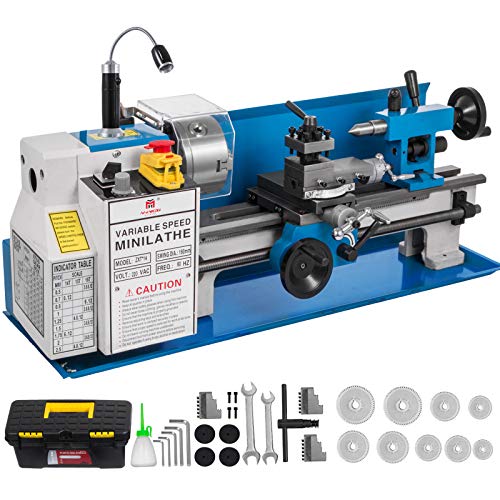 Mophorn Metalldrehmaschinen 7x14 Zoll 550W...