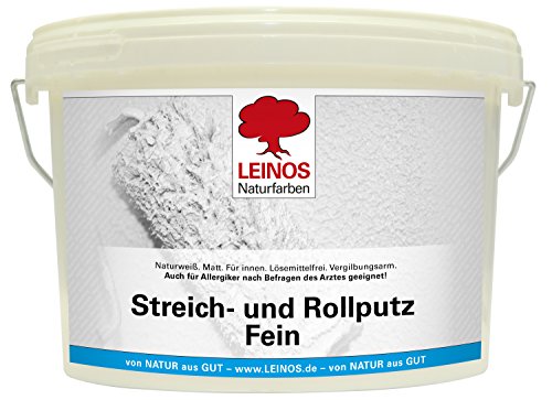 Leinos Streich- und Rollputz, Fein, 2,50 l