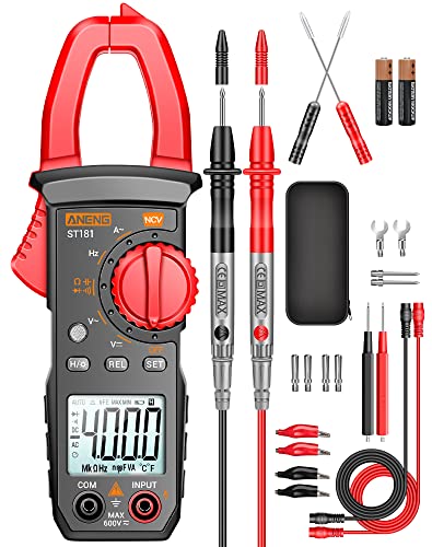 ANENG Multimeter ST181 Stromzange,4000 Counts...