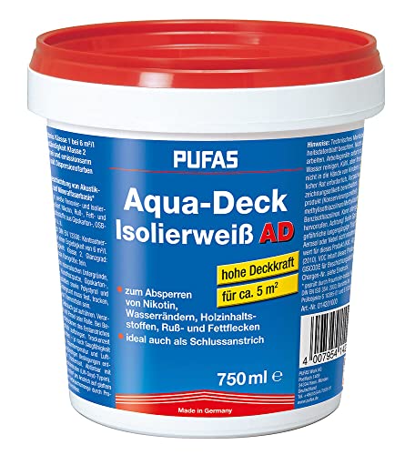 Pufas Aqua-Deck Isolierweiß E.L.F. 12,5L...