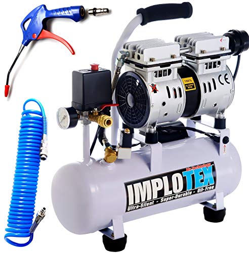 IMPLOTEX 480W Silent Flüsterkompressor...