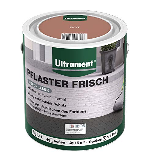Ultrament Pflaster Frisch, Betonlasur, rot,...