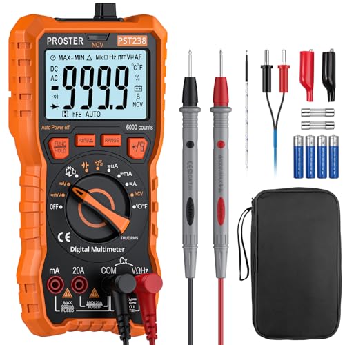 Proster Digitales Multimeter 6000 Zähler...