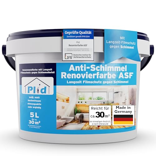 Plid® Anti Schimmel Renovierfarbe Innen...