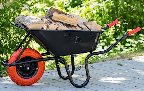 TIREX by xonic® Schubkarre mit Stahlfelge...