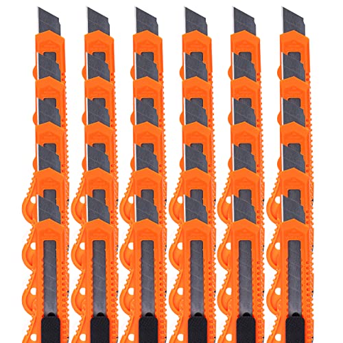 OFFICEPOINT Cuttermesser Set Rot | 30 Stück...