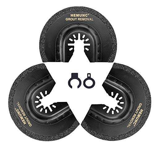 HEMUNC 3-tlg Hartmetall Segment multitool...