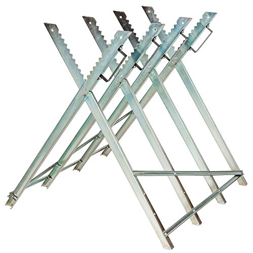 tectake® Holzsägebock für Kettensäge -...
