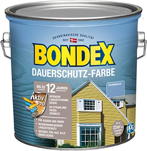 Bondex Dauerschutz Farbe Taubenblau 2,5 L...