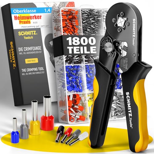 SCHMITZ.Tools® Crimpzange mit 1.800...